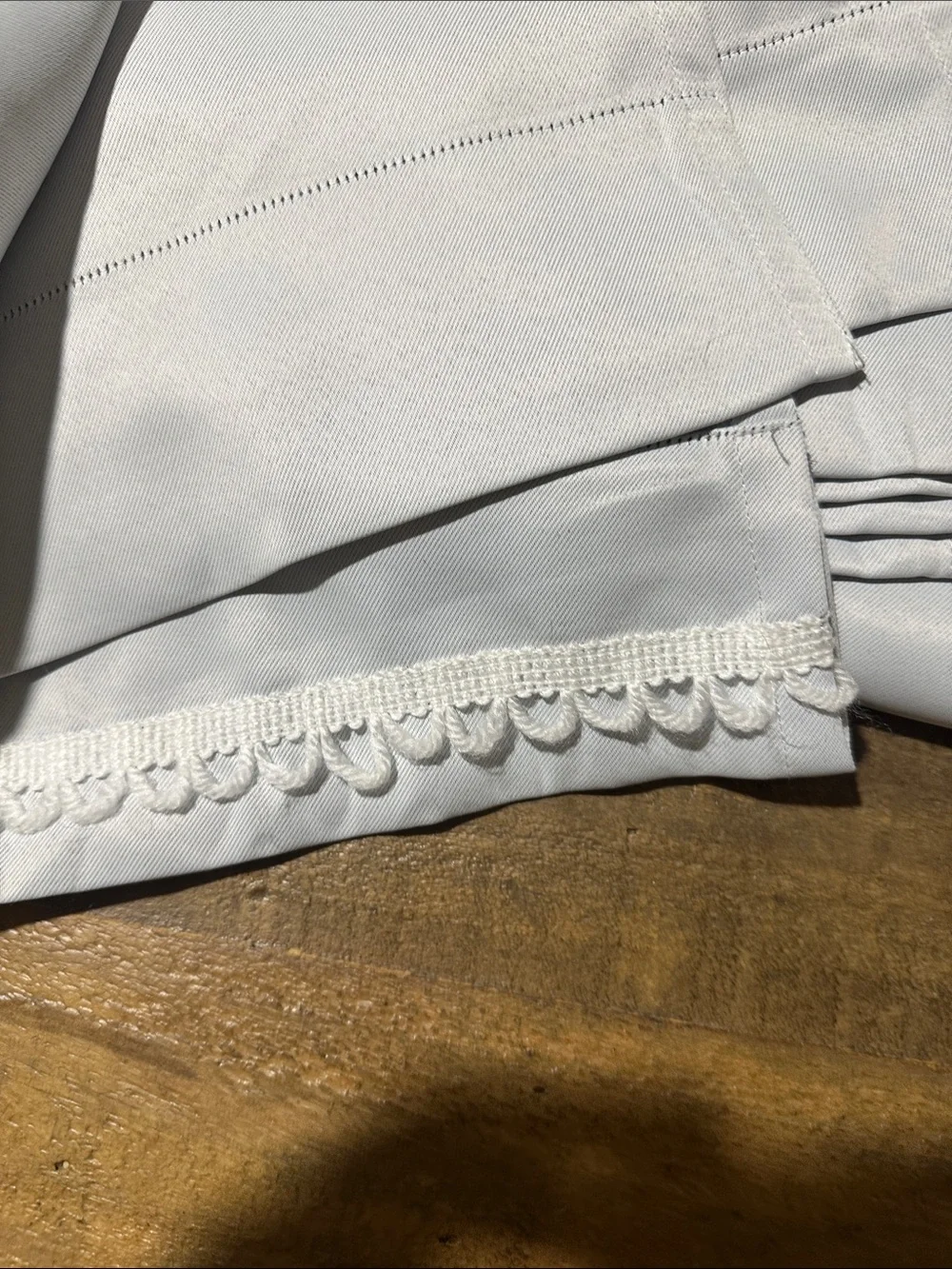 West Elm Light Gray Rod-Pocket Blackout Curtain liner ( set of 4) size 44x104 in